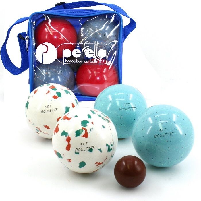 Perfetta ROULETTE italien bowls (boccia) set, 4er set Boule / Boccia ...